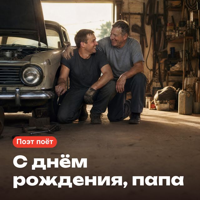 Обложка песни «С днём рождения, папа»