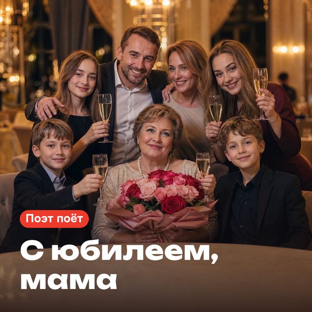 Обложка песни «С юбилеем, мама»