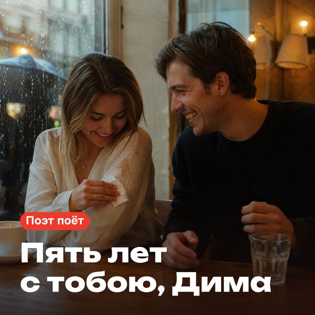 Обложка песни «Пять лет с тобою, Дима»