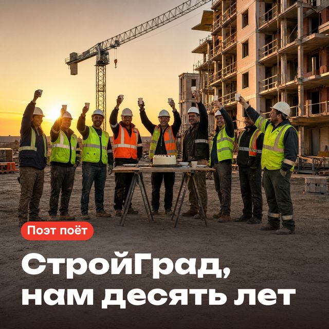 Обложка песни «СтройГрад, нам десять лет»